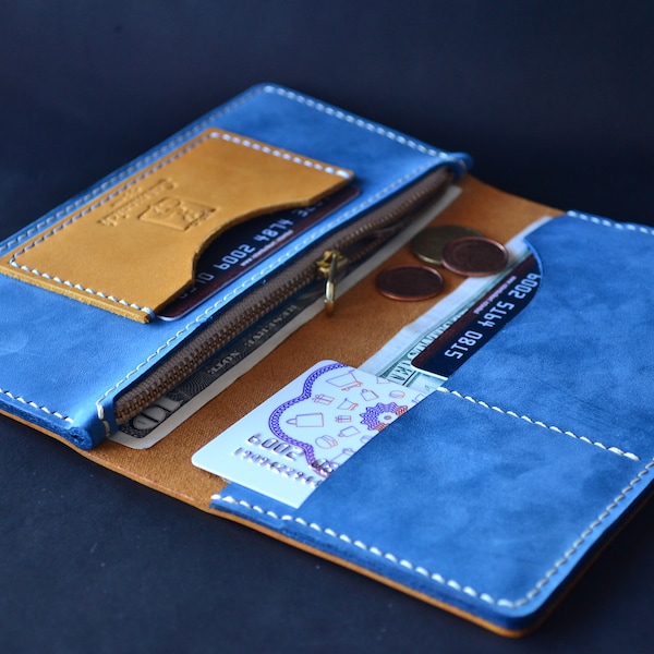 Handmade Leather Wallet Etsy