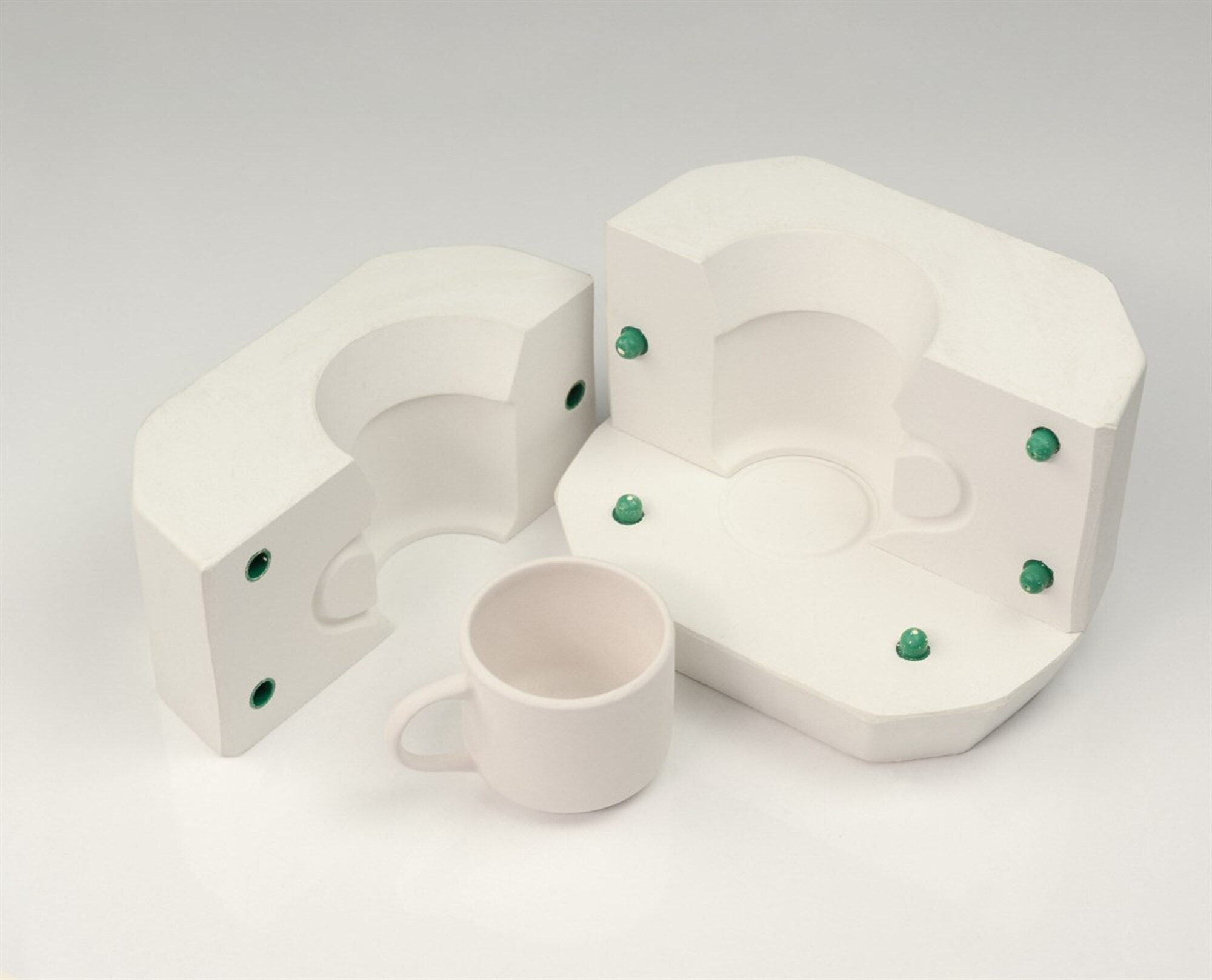 Lina Plaster Mold for Coffee Mug: Ceramic Slip Casting Mould - Etsy