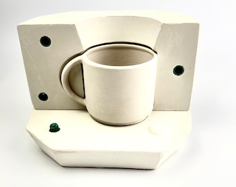 Mira Plaster Mold for Coffee Mug: Ceramic Slip Casting