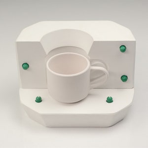 Lina | Plaster Mold for Coffee Mug, Ceramic Mold, Mug Mold, Plaster Mould for Ceramic, Slip Casting Mold, Slip Mold, Slip Cast Mug Mold