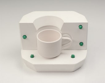 Lina Plaster Mold for Coffee Mug: Ceramic Slip Casting Mould