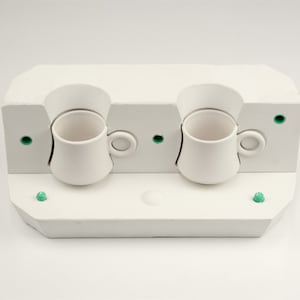 Kazan | Plaster Mold for Coffee Mug, Ceramic Mold, Mug Mold, Plaster Mould for Ceramic, Slip Casting Mold, Slip Mold, Slip Cast Mug Mold