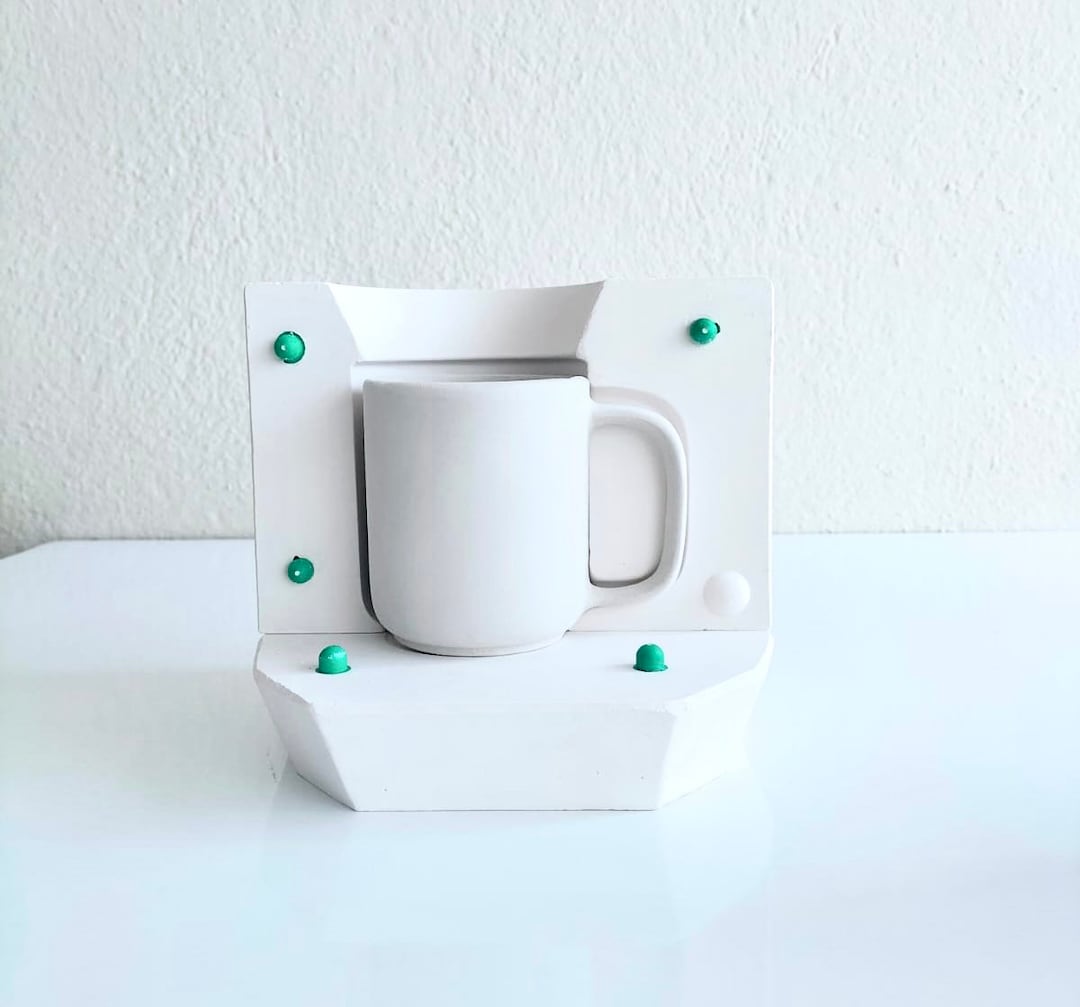 Plaster Mold for Coffee Mug, Ceramic Mold, Mug Mold, Plaster Mould for