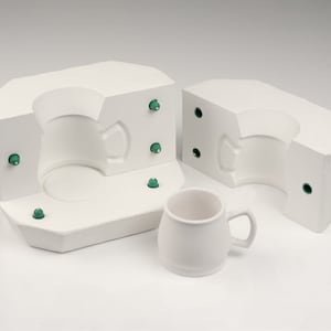 Yagmur / Stampo in gesso per tazza da caffè, stampo in ceramica, stampo per tazza, stampo in gesso per ceramica, stampo per colata a barbottina, stampo per colata a barbottina, stampo per tazza a barbottina
