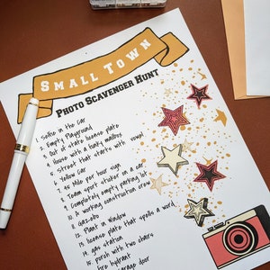 Small Town Photo Scavenger Hunt