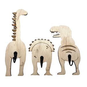 Ganchos de dinosaurios para niños