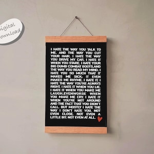 10 things i hate about you print