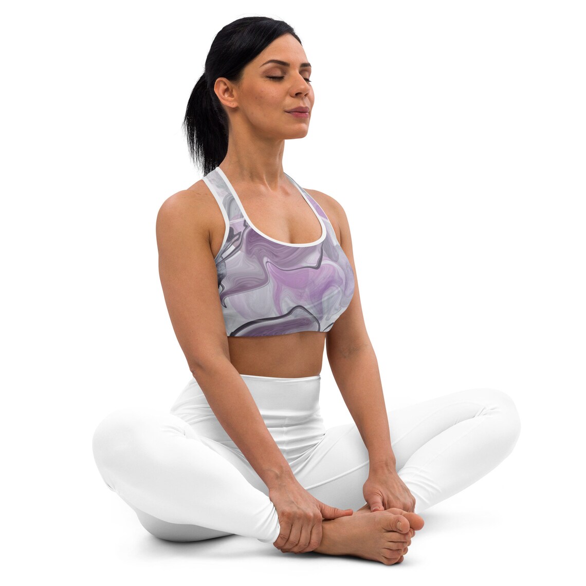 padded yoga sports bra