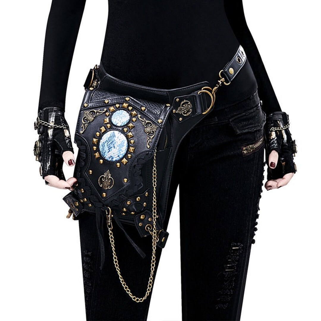 Lady Pockets Waistbag Women Messenger Hip Bag Unisex Punk Etsy