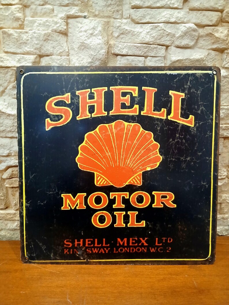Shell Motor Oil - Etsy