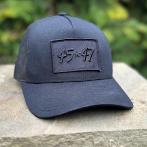 Blackout 45/47 Trump MAGA Patch Trucker Hat från Concord and Lex