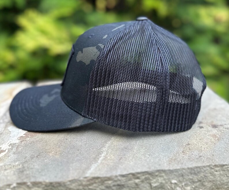 Black Multicam Trucker Hat: Embroidered "come and Take It" Patch - Etsy