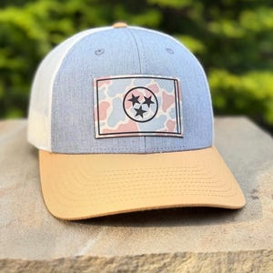 Tennessee Tristar Flag Duck Camo Patch and SnapBack hat by Concord & Lex