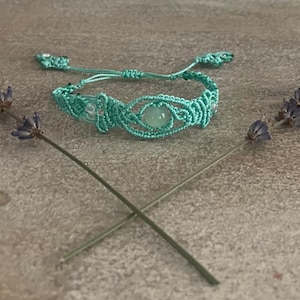 Woven Macrame Beaded Bracelet, Handmade Bracelet, Adjustable Bohemian Bracelet, Unique Gift for Her, Handcrafted Jewelry, Macrame Boho Gift