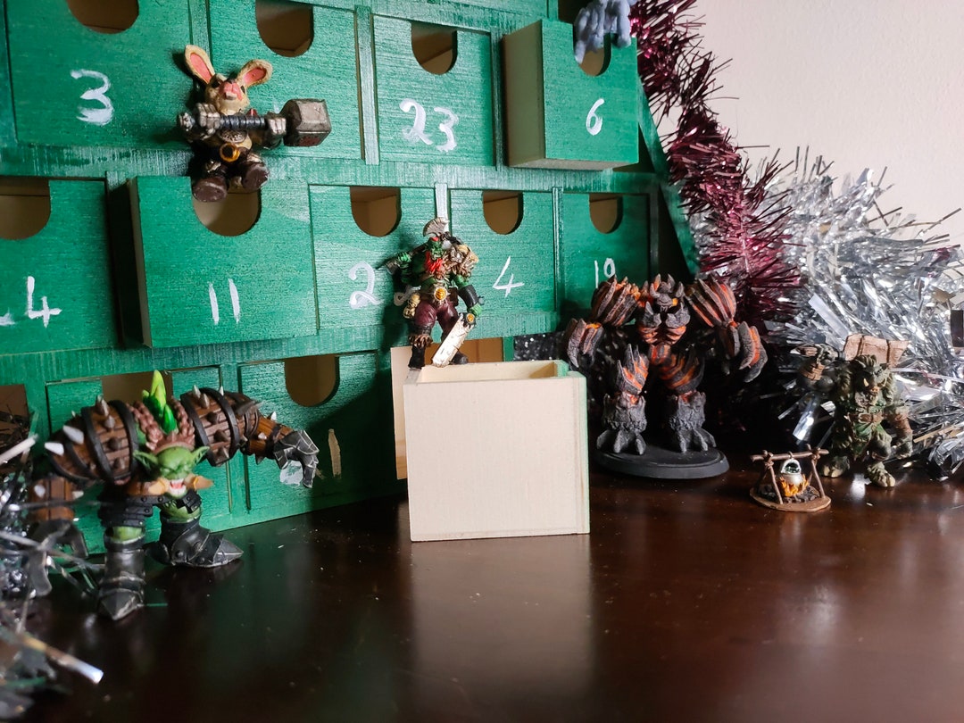 Dnd Miniature Advent Calendar Dnd Christmas Gift Dnd Minis Etsy