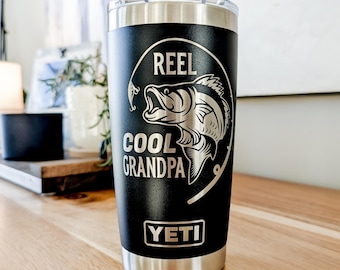 20oz - Fishing Grandpa YETI tumbler