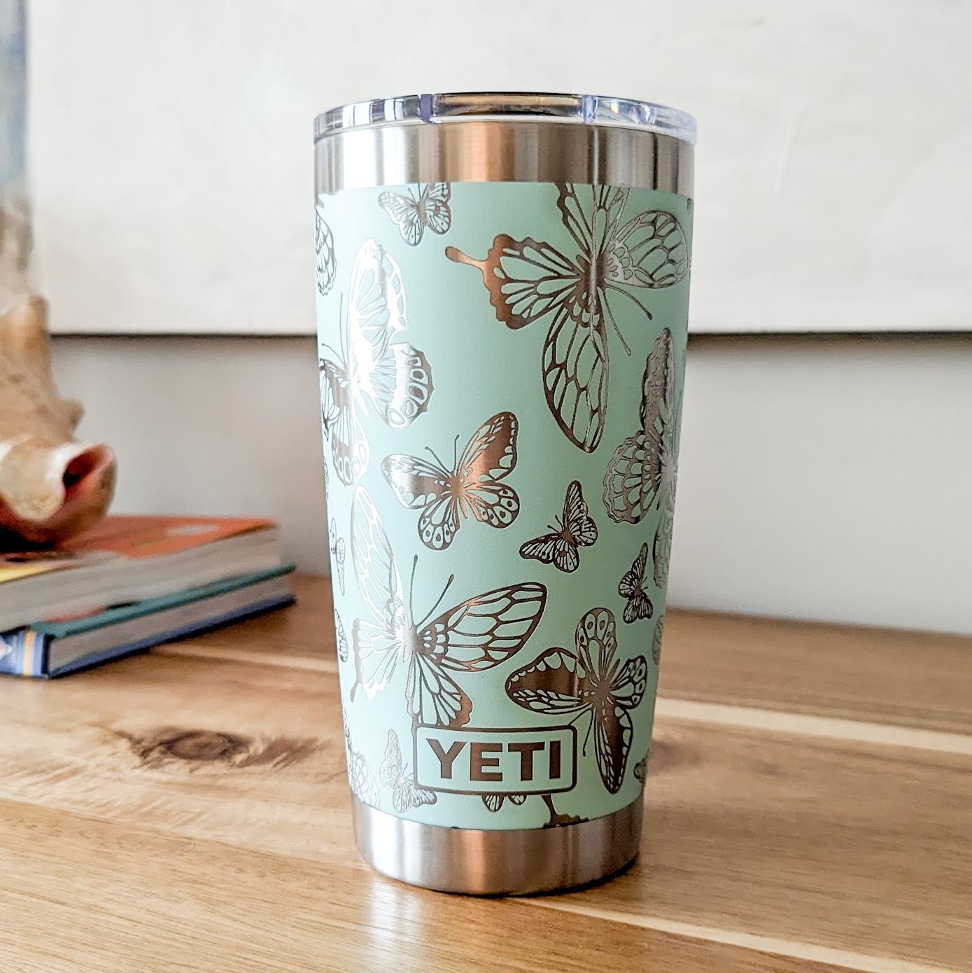 Butterfly Mandala - Engraved YETI Tumbler