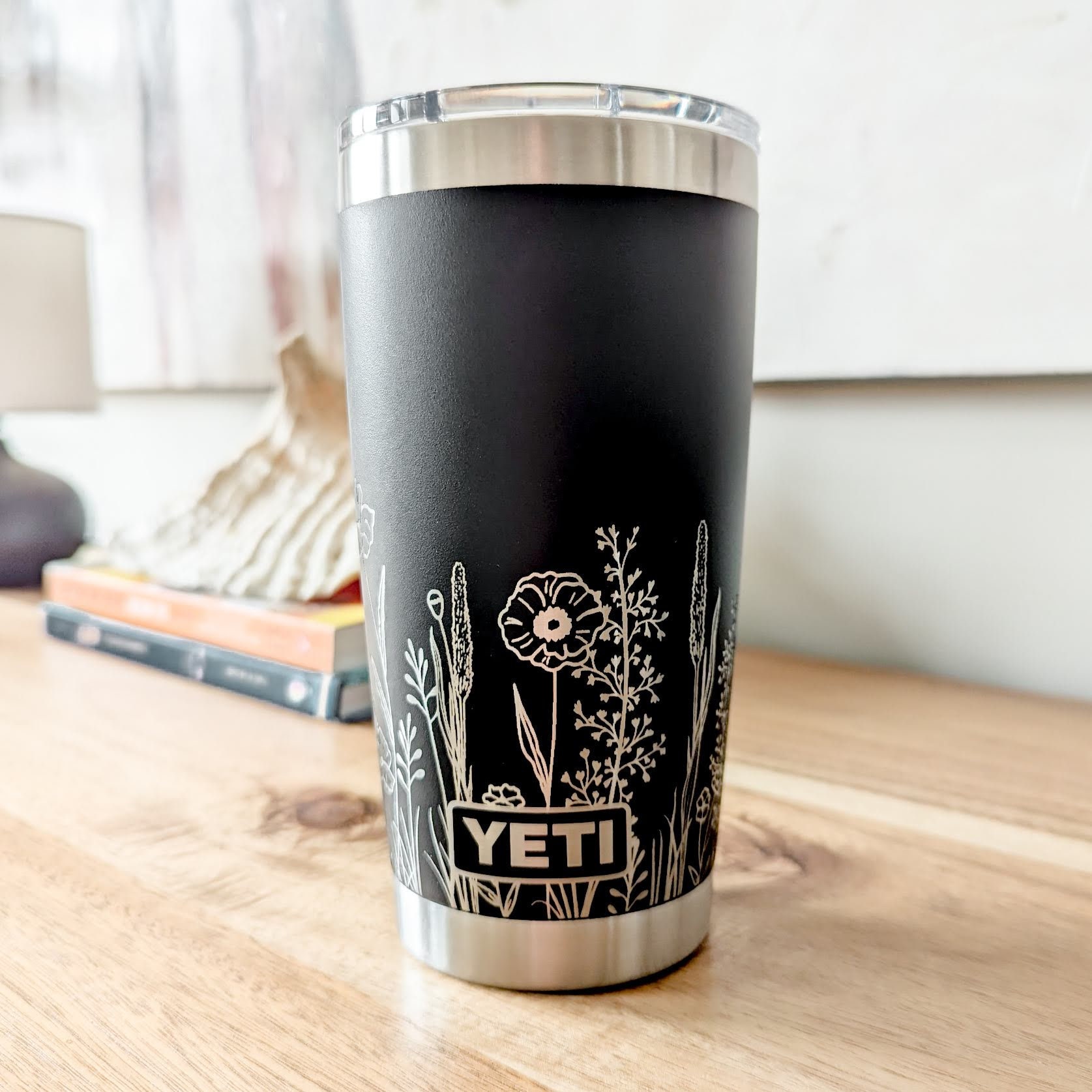 360 Digital Camo Laser Engraved on a 20oz Yeti Tumbler With Magslide Lid.  Dishwasher Safe. These Are NOT Stickers or Vinyl Decals 