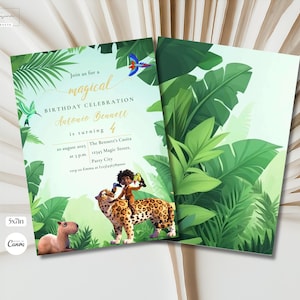 EDITABLE Encanto Birthday Invite, Antonio Birthday Party Template, Boy Birthday Printable Invitation, Encanto Invite Instant Download
