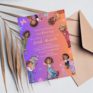 Editable Encanto Birthday Invitation: La Familia Party (Instant Download)