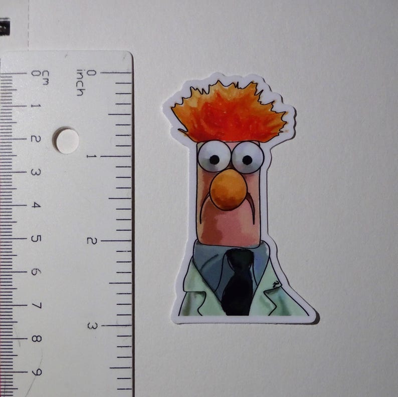 Beaker Sketch Sticker - Etsy
