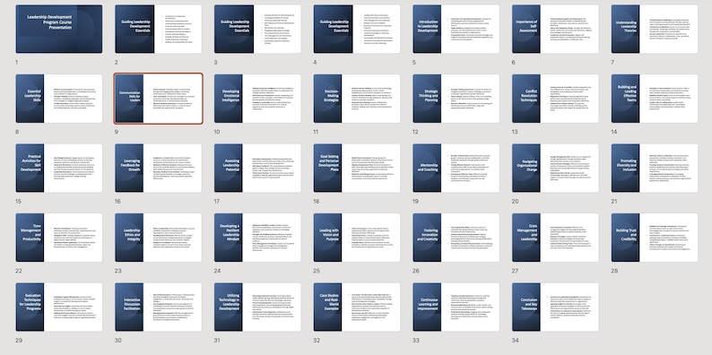 PowerPoint course in leadership