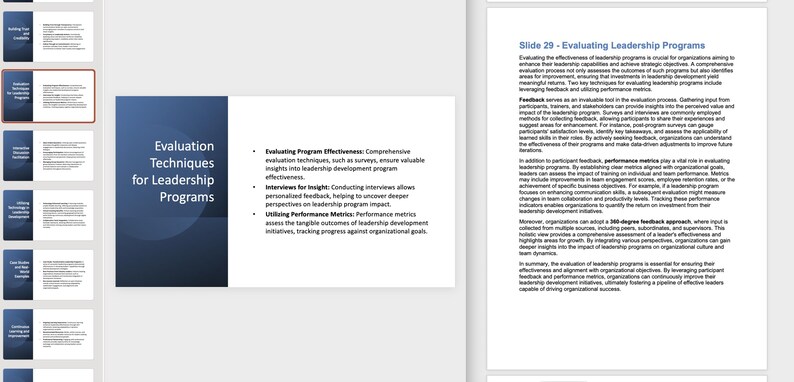 Speaker Notes, Word Format, reference, slide,      course, material