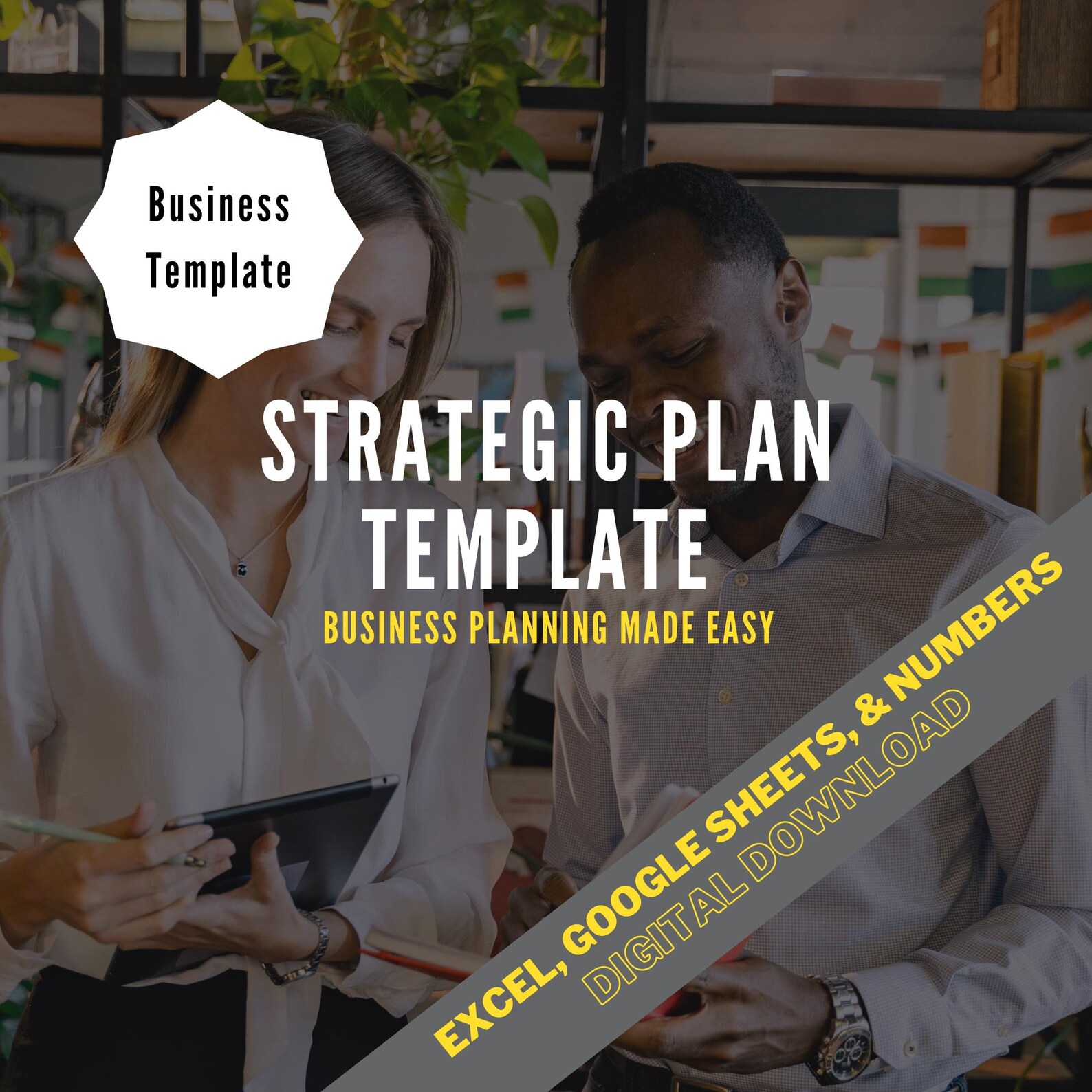 Guide Plan Strategic Plan Template: Business Goals & Roadmap (excel, Google Sheets ...