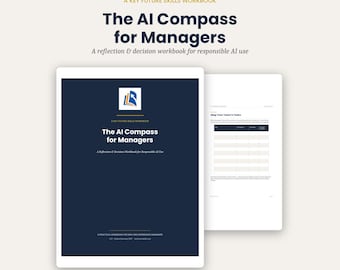 AI Leadership Workbook for Managers, Team AI Use Policy Template (PDF + Word)
