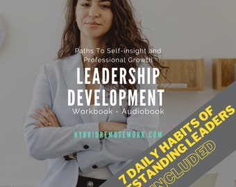Leadership Bestseller. Development Workbook 114 Pages with 2+ Hours Audio. Give your management role a boost. Plus ebook bonus. How to lead