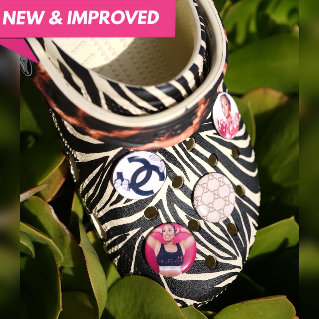 Custom Photo Croc Charm // Logo Croc Charm // 3D Printed Croc Jibbitz