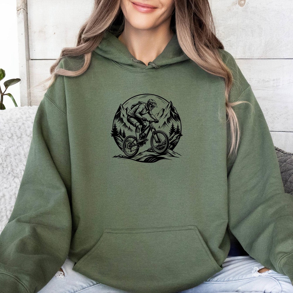 Biking Lovers Hoodie, Sports Lovers Hoodie, Mountain Biker Hoodie, Cyclist Hoodie, Bicycle Hoodie, Bike Life Hoodie, Adventurer Hoodie