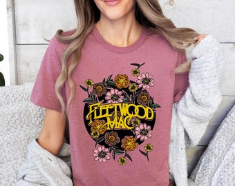 Fleetwood Mac Shirt, Fleetwood Mac, Fleetwood Mac Tshirt, Music Band Tee, Music T shirt, Gift For Music Lover, Rock Shirt, Funny Music Top