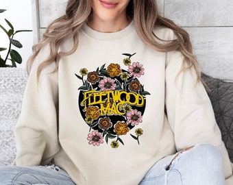 Fleetwood Mac, Music Sweatshirt, Fleetwood Sweatshirt, Music Band Sweater, Music Band Jumper, Music Lovers Gift, Gift For Music Lover