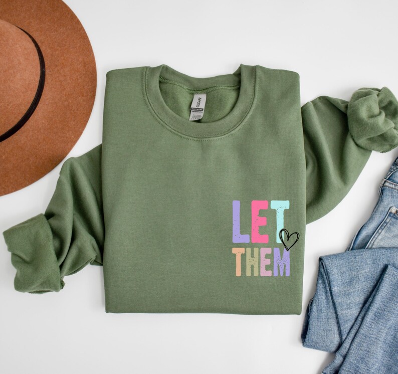 Mental Health Sweater, Self Motivation Top, Let Them Sweater, Never Doubt Sweater, Keep Shining Sweater, Positive Sweater, Self Love Sweater afbeelding 5