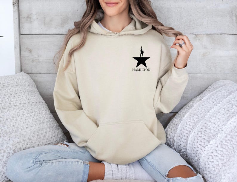 Hamilton Hoodie, American Musical, Musical Theatre Gift, Alexander Hamilton, Hamilton Musical, Kids Hamilton Hoodie, Womens Hamilton image 1