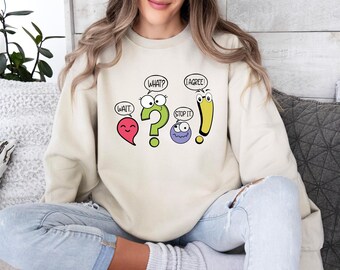 Grammar Teacher Sweater, Funny School Sweater, New Teacher Gift, Teacher Life Sweater, Synonym Rolls Sweater, Punctuation Teacher Sweater