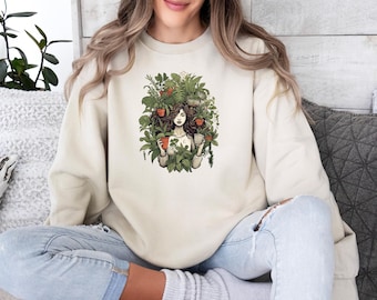Plant Lady Sweatshirt, Plant Mum Sweater, Plant Lovers Gift, Plant Sweater, Gardener Sweatshirt, Succulent Lover Sweater, Gardening Sweater