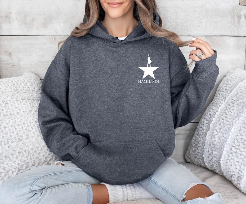 Hamilton Hoodie, American Musical, Musical Theatre Gift, Alexander Hamilton, Hamilton Musical, Kids Hamilton Hoodie, Womens Hamilton image 2