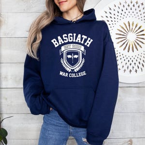 Basgiath War College Hoodie, Fourth Wing Hoodie, Dragon Rider Hoodie, Bookish Jumper Gift, Violet Sorrengail, Xaden Riorson, Riders Quadrant image 3