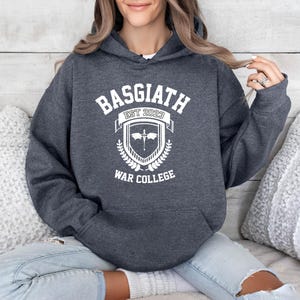 Basgiath War College Hoodie, Fourth Wing Hoodie, Dragon Rider Hoodie, Bookish Jumper Gift, Violet Sorrengail, Xaden Riorson, Riders Quadrant image 5