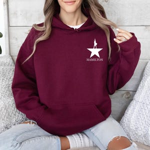 Hamilton Hoodie, American Musical, Musical Theatre Gift, Alexander Hamilton, Hamilton Musical, Kids Hamilton Hoodie, Womens Hamilton image 4