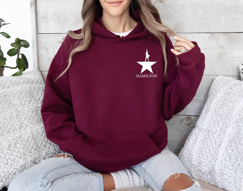 Hamilton Hoodie, American Musical, Musical Theatre Gift, Alexander Hamilton, Hamilton Musical, Kids Hamilton Hoodie, Womens Hamilton image 4