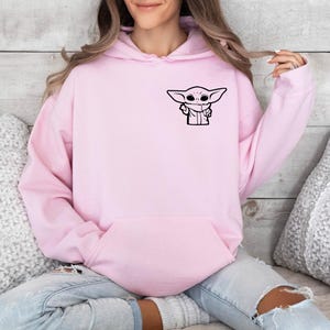 Star Wars Hoodie, Baby Yoda Hoodie, The Mandalorian Hoodie, Grogu Hoodie, Movie Lovers Hoodie, Matching Family Hoodie, Galaxy Edge Hoodie image 3