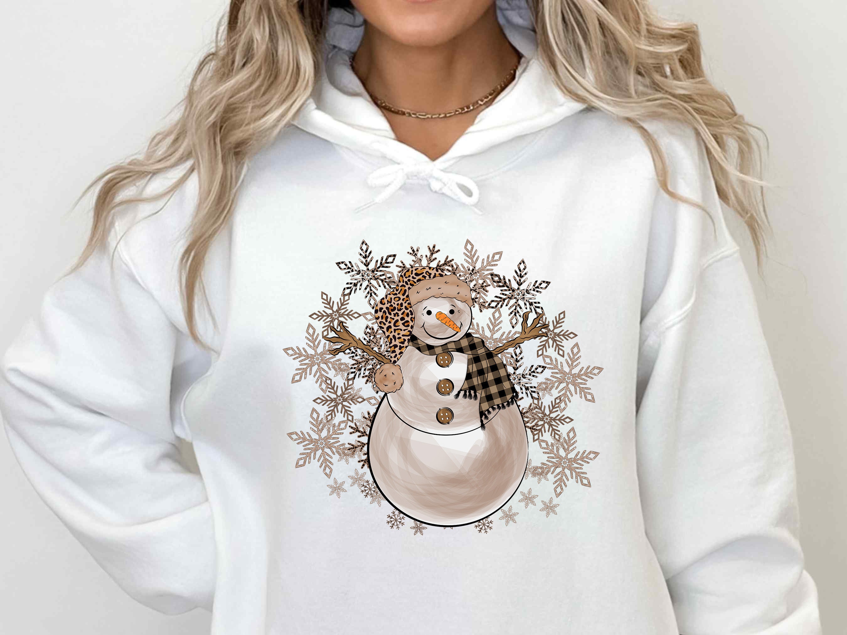 Christmas Snowman Hoodie Snowflakes Hoodie Holiday Hoodie - Etsy UK