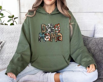 Dog Lovers Hoodie, Dog Mama Hoodie, Dog Mum Hoodie, Dog Owner Hoodie, Mothers Day Hoodie, Dog Paw Hoodie, Animal Lovers Hoodie, Dog Mum Gift