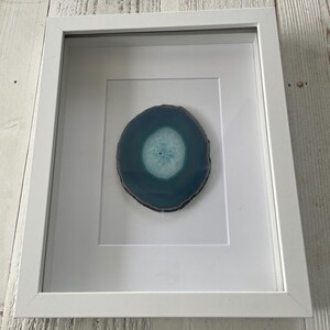 11 Teal Agate Framed Diamond Wall Art 1