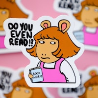 Dear Reader Sticker | Letter & Map Sticker | Kindle Sticker - Etsy