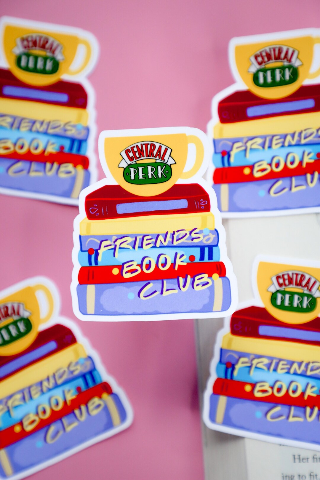 Friends Book Club Sticker, Friends Sticker, Gift, F.r.i.e.n.d.s ...