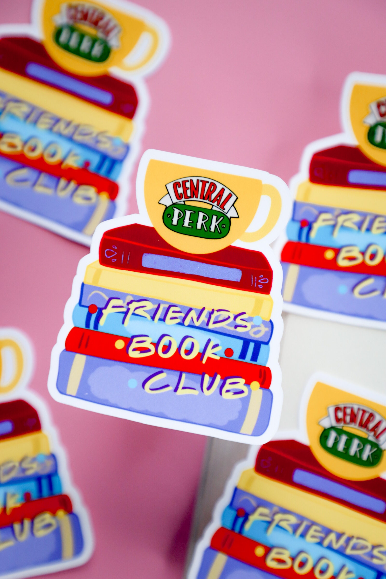 Friends Book Club Sticker, Friends Sticker, Gift, F.r.i.e.n.d.s ...